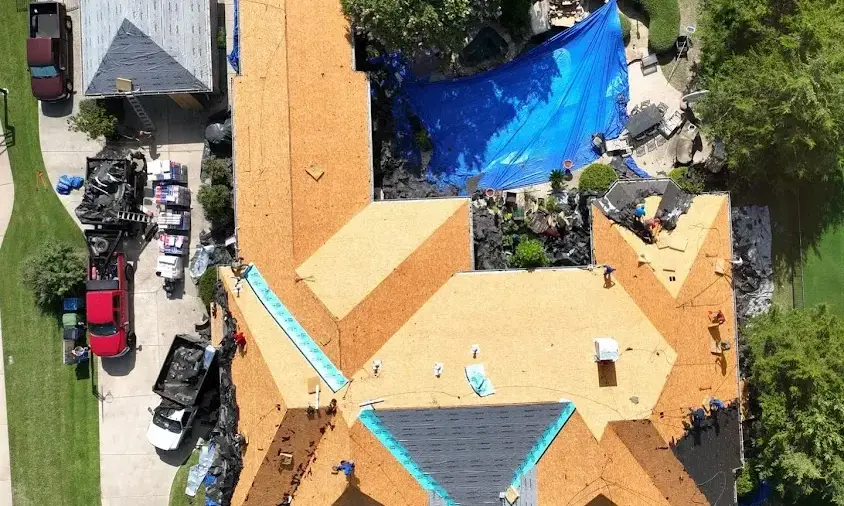 Professional Roof Repair being performed in Alta Sierra
